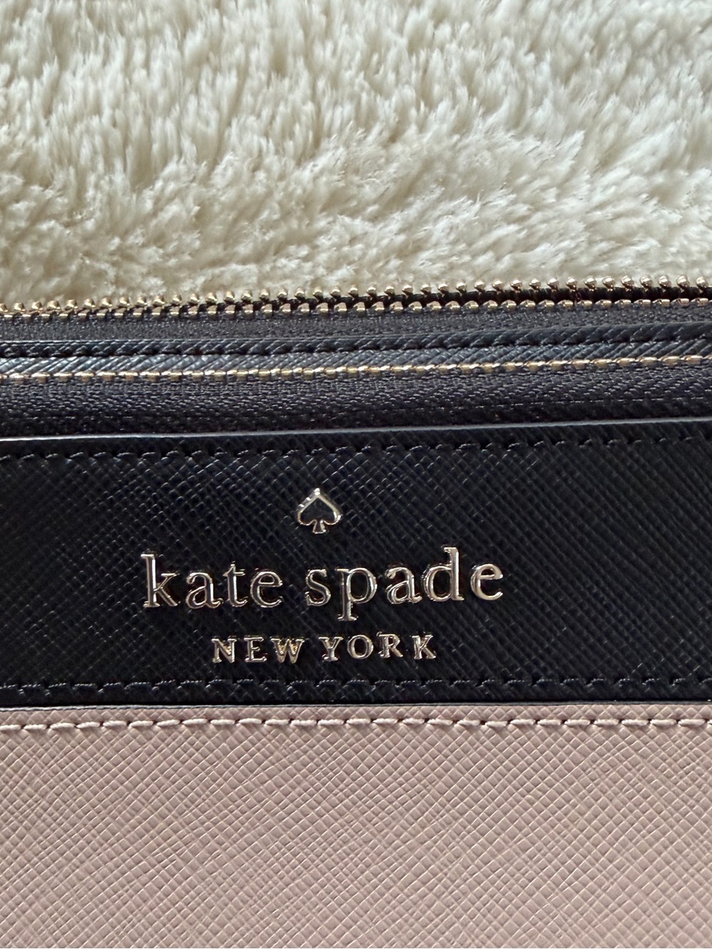 Kate Spade Staci Colorblock Saffiano Leather Zip Around Wallet